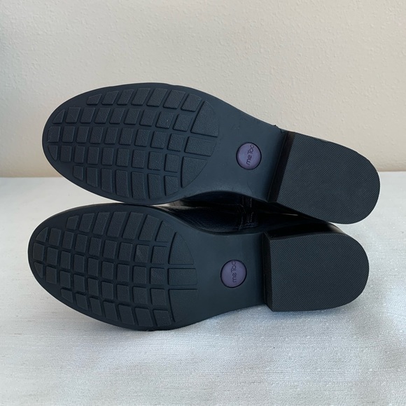 Me Too Darcey Black Leather Ankle Buckle Riding Boots Woman’s 8.5M - Picture 16 of 16